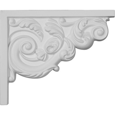 Ekena Millwork 8 3/4"W x 7 1/8"H x 5/8"D Small Ashford Stair Bracket, Right SB08X07AS-R